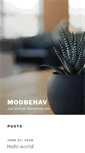 Mobile Screenshot of modbehav.com
